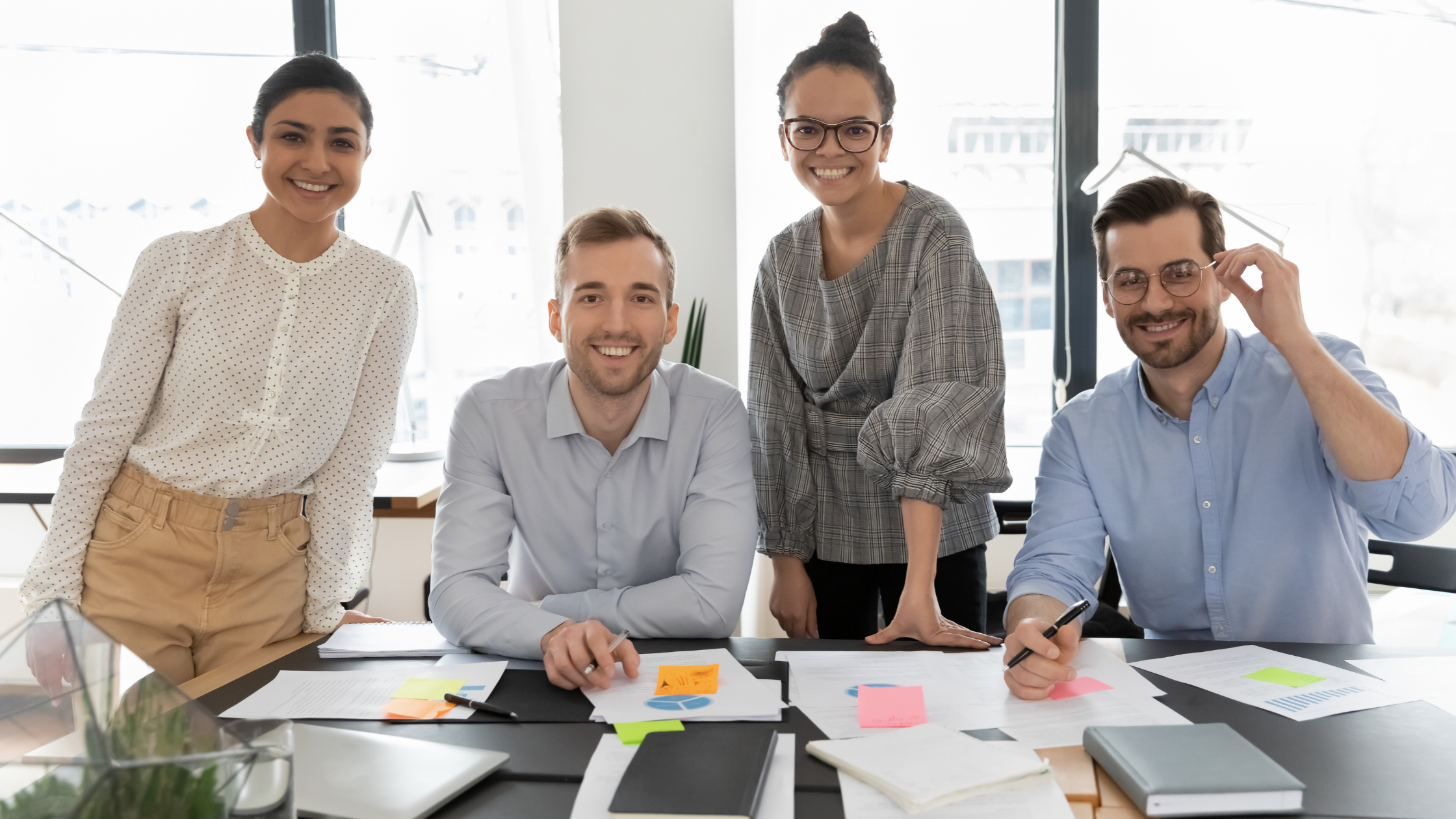 Group of startups employees